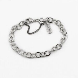 James Avery 925 Silver Forged Sterling Silver Link Chain Charm Bracelet